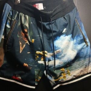 Men's Graphic Athletic Shorts